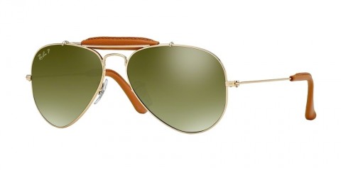  - Sluneční brýle Ray-Ban RB 3422Q 001/M9 Aviator Outdoorsman Craft Polarizační